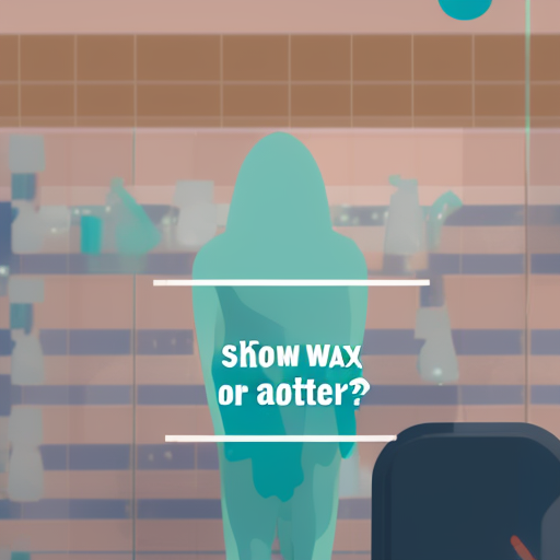 Should I Wax Before Or After Showering?
